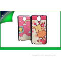 Fasionable Cartoon Protective PU Leather Phone Case For Sam